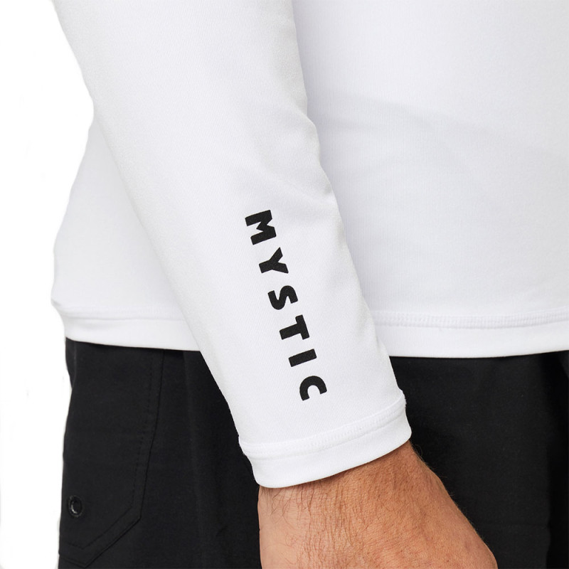 Lycra mystic manches longues star blanc