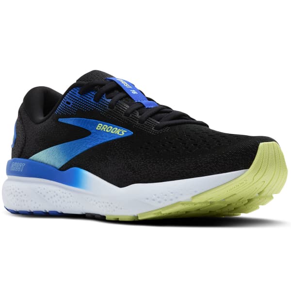 Chaussure running BROOKS GHOST 16 BLACK/COBALT/NEO YELLOW