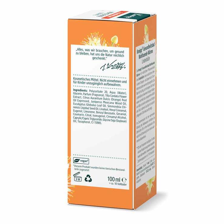 Kneipp Gesundheitsbad Wohltuende Wärme, 100 ml