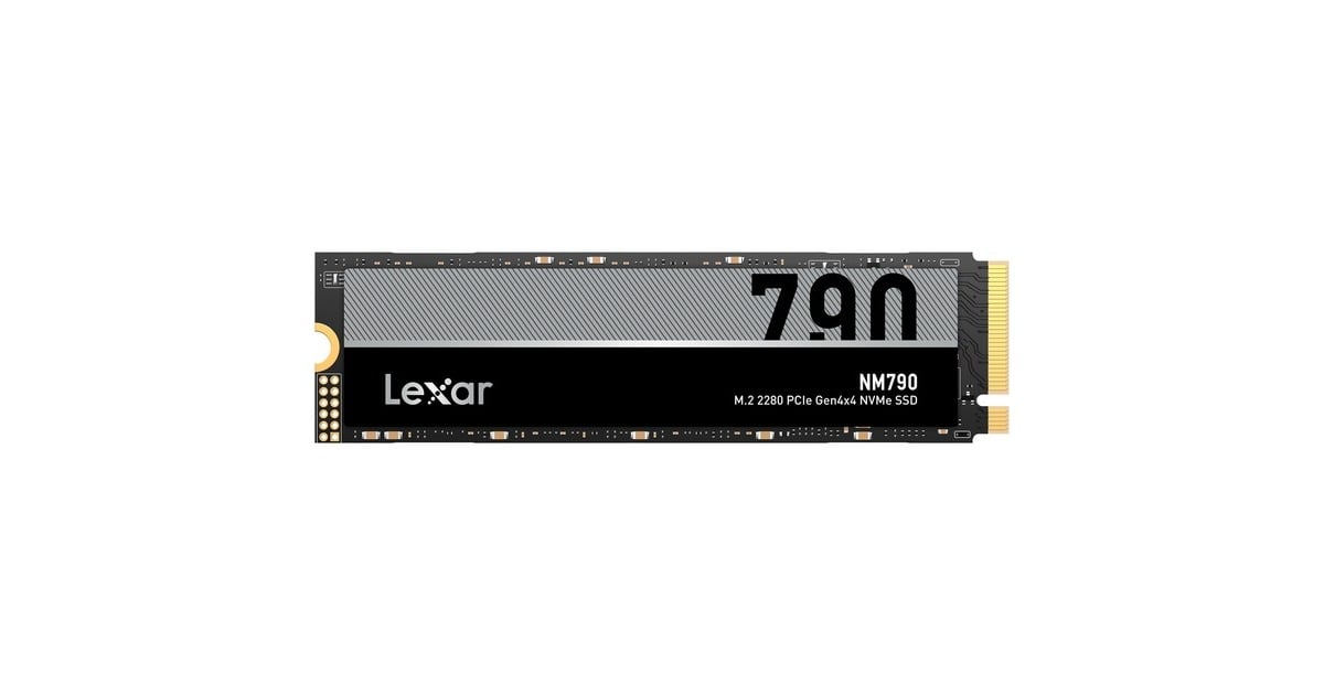 LexarNM790 4 TB SSD  (PCIe 4.0 x4, NVMe 1.4, M.2 2280)