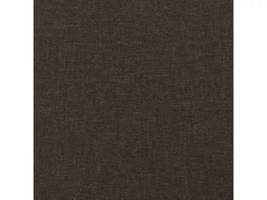 Repose-pied Marron 60x60x36 cm Tissu et similicuir