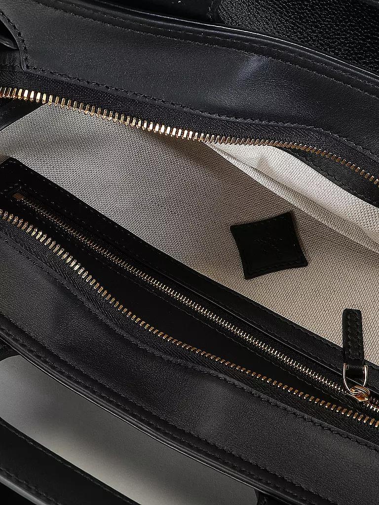 MCM Ledertasche - Tote Bag DIAMOND schwarz
