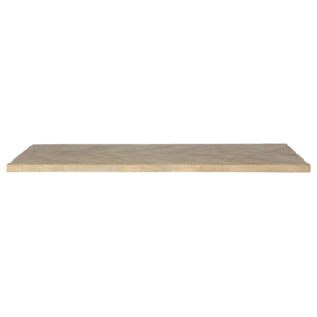 WOOOD Tablo tafelblad mangohout visgraat 200x90cm