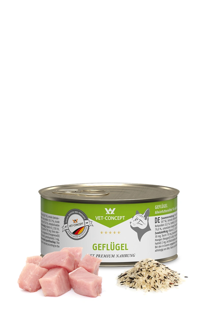 Katzenmenü Geflügel