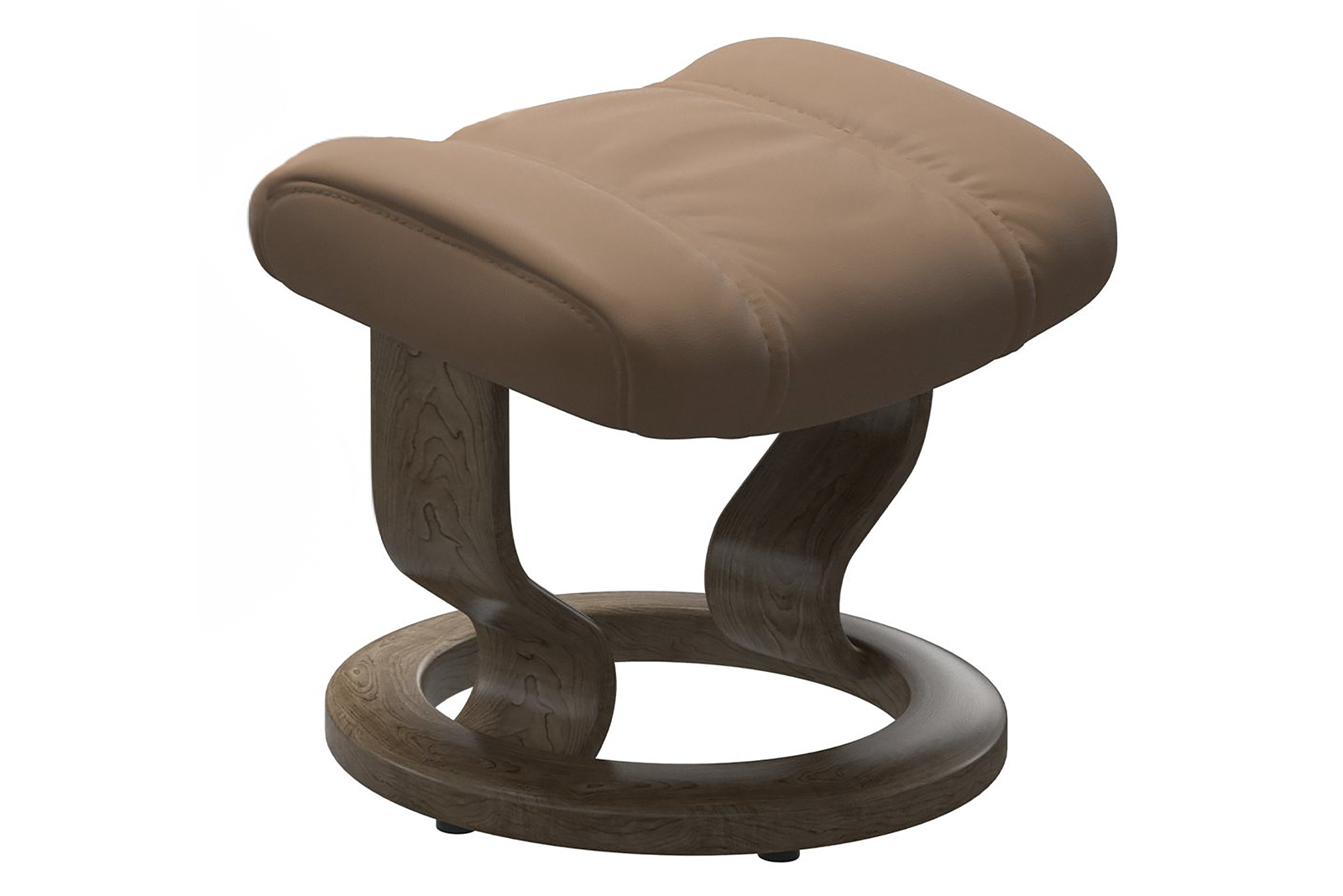 Wing krakk I hud Batick Latte med Classic - Smoke Oak understell.