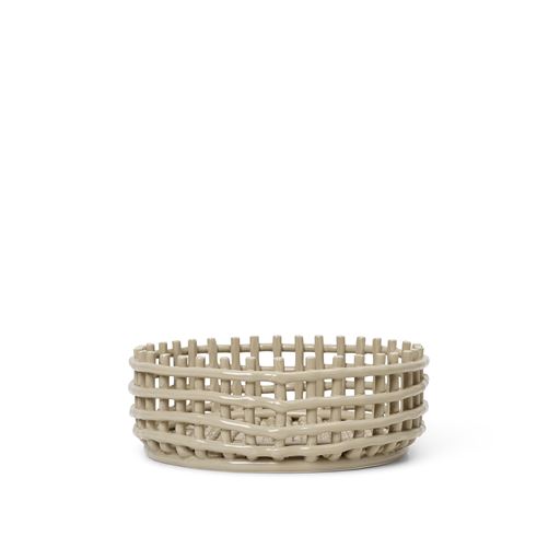 ferm LIVING Ceramic Centrepiece, Cashmere