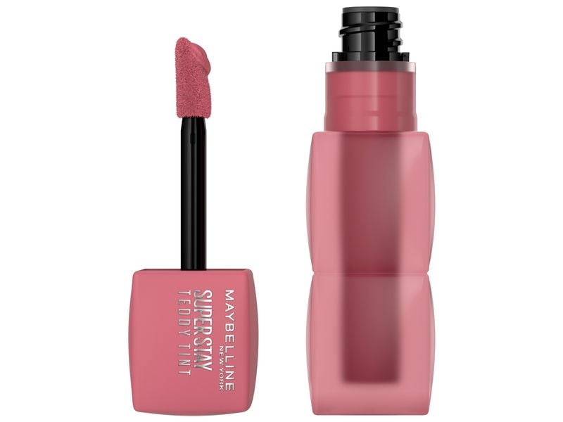 Maybelline Lippenstift Teddy Tint 55 Kneehigh Lippenstift hält, dank der Superstay-Formel, allem Stand ohne abzufärben
