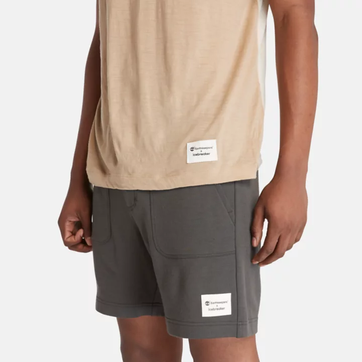 T-shirt Timberland x Icebreaker ZoneKnit en maille de laine mérinos pour homme en beige