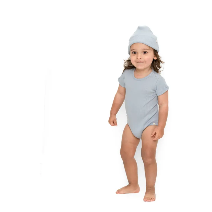Minimalisma Bonnet en Soie Bambi | Bleu ciel
