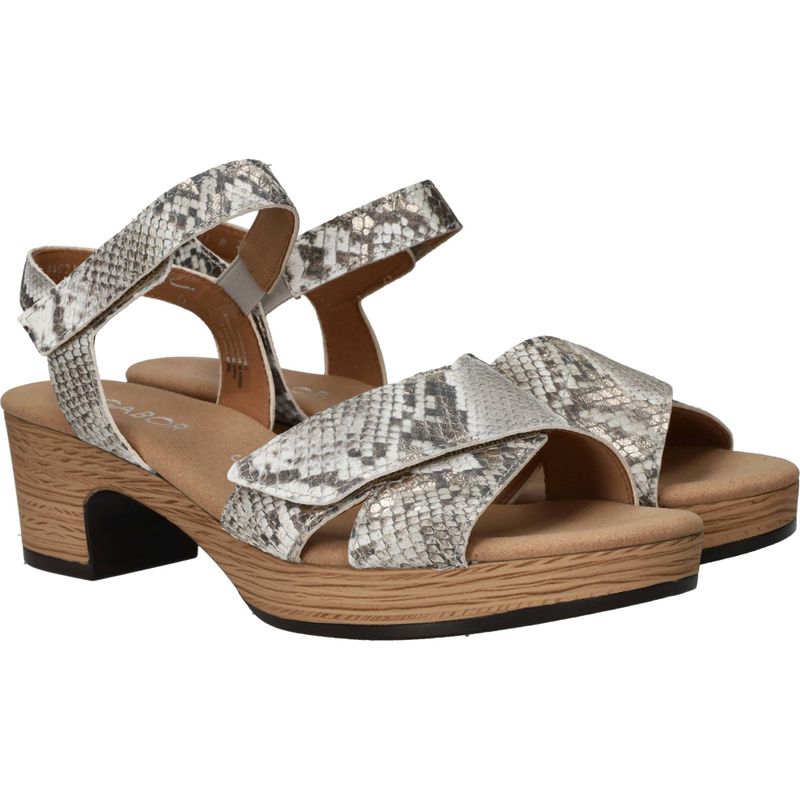 Gabor Sandalettes Grijs Dames