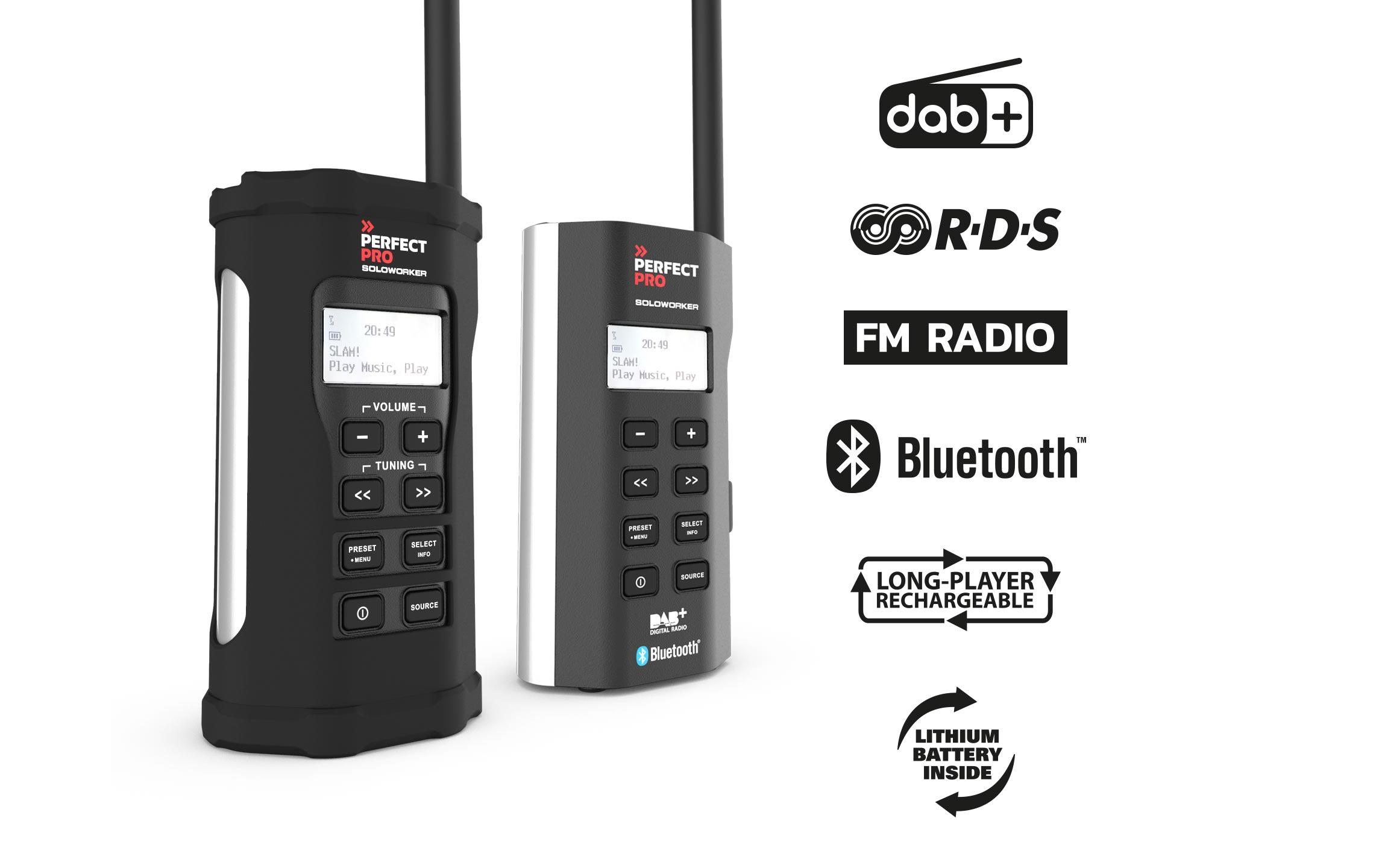 DAB+ Radio SOLOWORKER Schwarz<br>Das ultimative Taschenradio