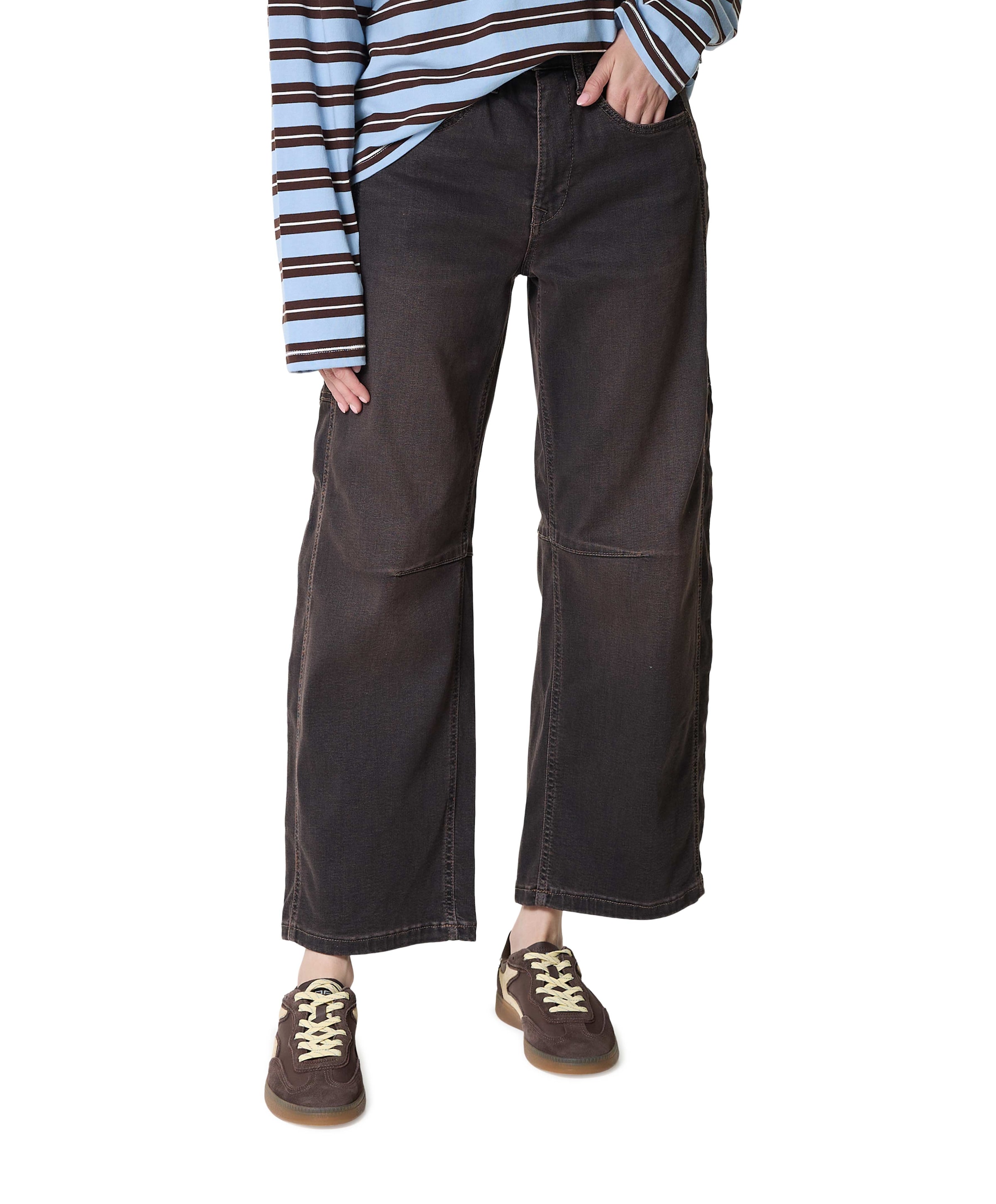 MAC OHIO dames jeans bruin
