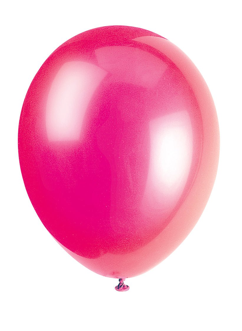 Fuchsia Ballonnen Glans 30cm 10st