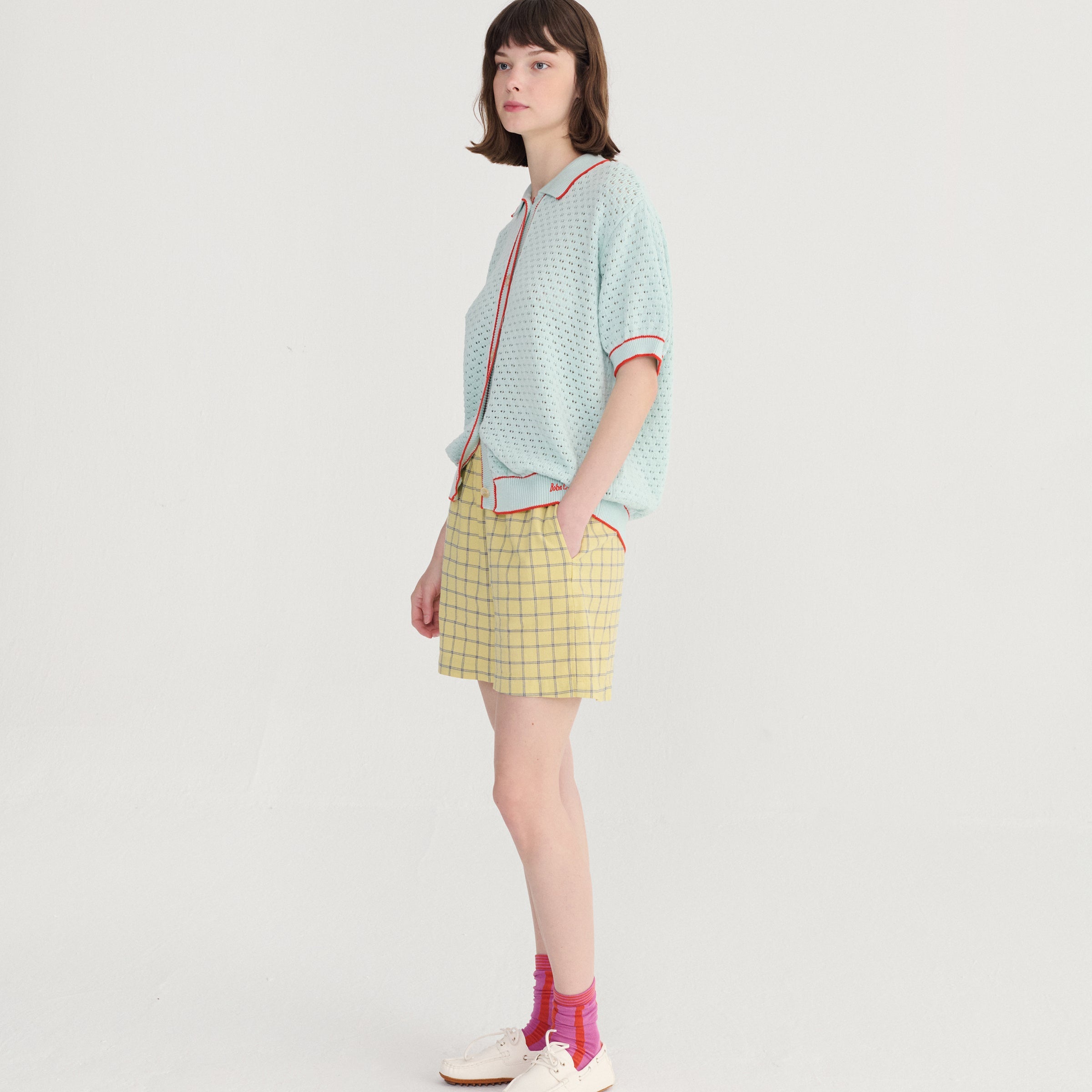 Adult Strickjacke Openwork