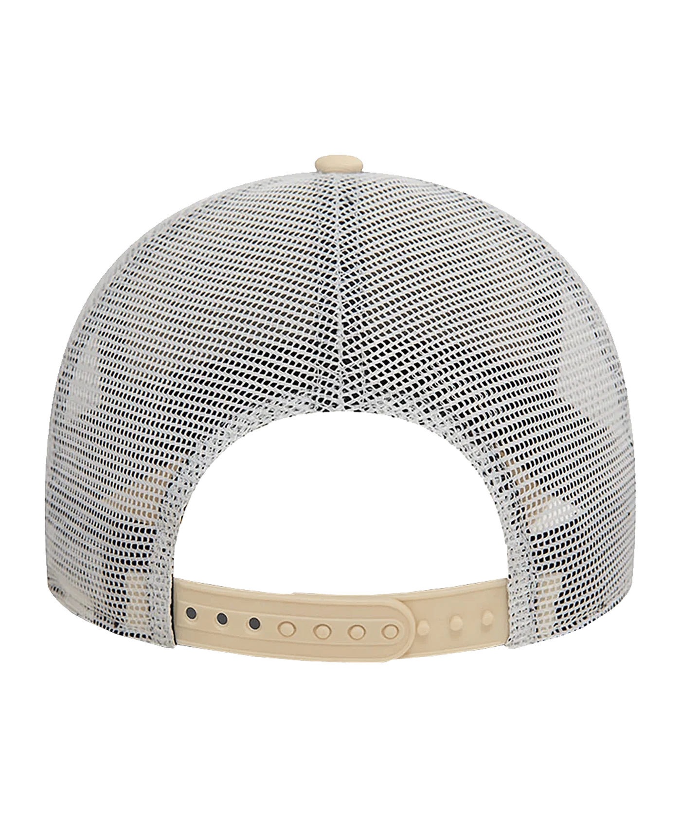 New Era Miami Plate Trucker Cap Beige