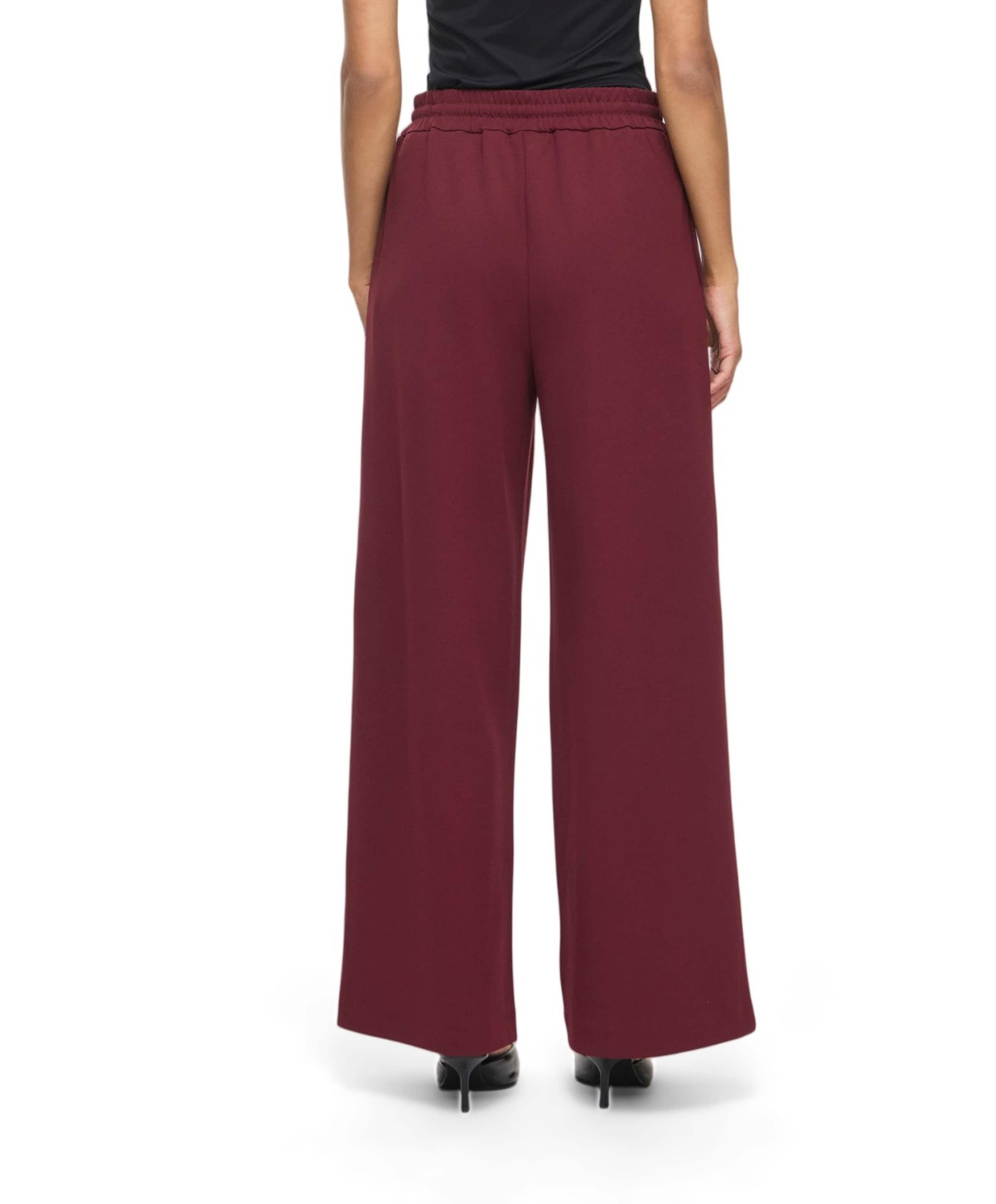 Vila VICLUA HW WIDE PANTS-NOOS dames broek bordeaux