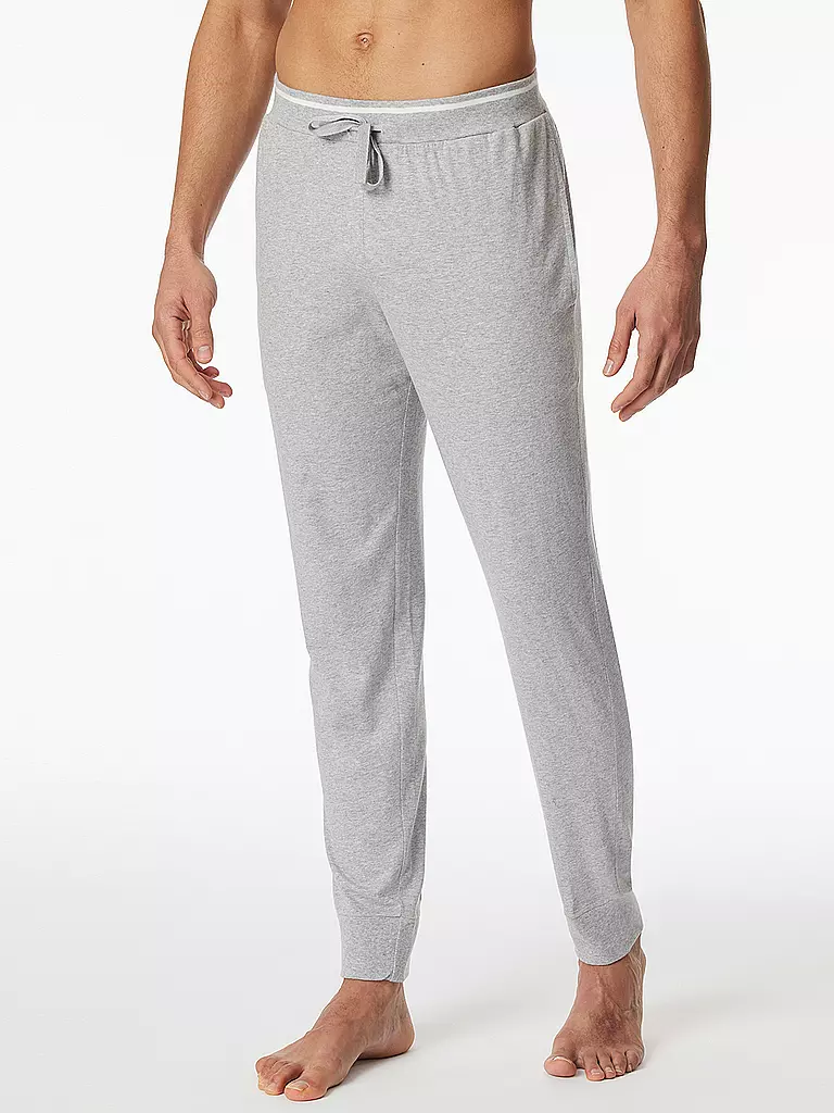 SCHIESSER Pyjama Hose MIX + RELAX grau