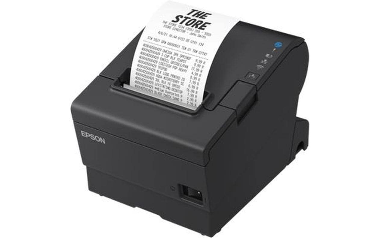 Thermodrucker TM-T88VII (LAN / USB / Black)<br>Leistungsstarker, umweltfreundlicher Bondrucker mit bewährter Zuverlässigkeit vom Marktführer