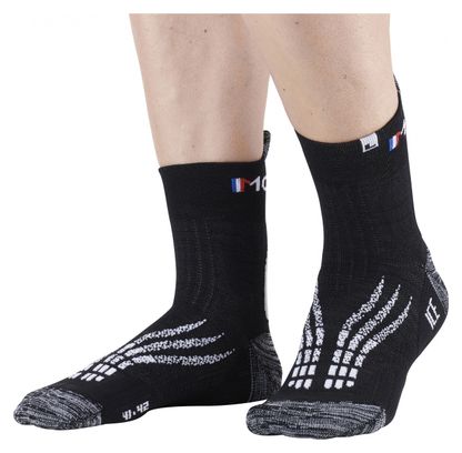 Chaussettes De Running Monnet Run Ice Noir