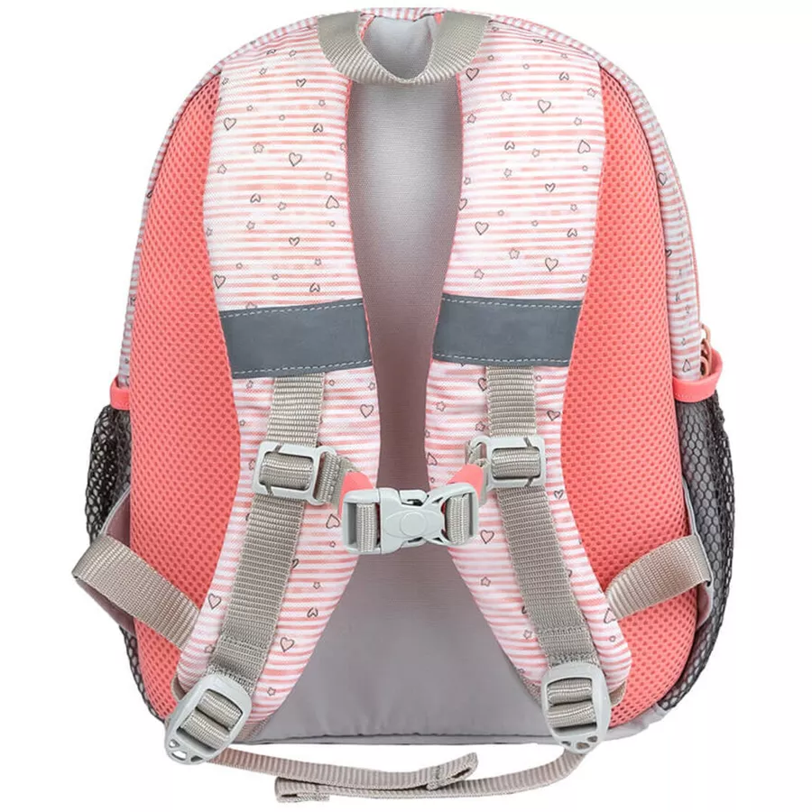 Belmil Kindergartenrucksack Kiddy Plus Kindergartenrucksack für 3-6 Jährige Kinder mit Brustgurt Sweet Bunny