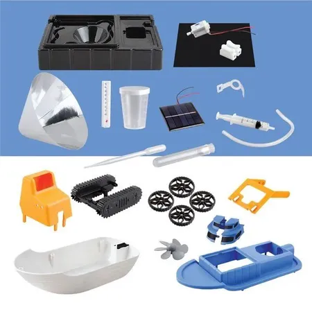 Discovery DIY Solar Land & See Fahrzeuge Bausatz, 26 Teile