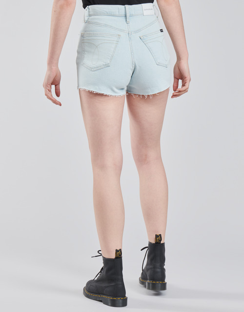 Calvin Klein Jeans - HIGH RISE SHORT - Bleu Clair