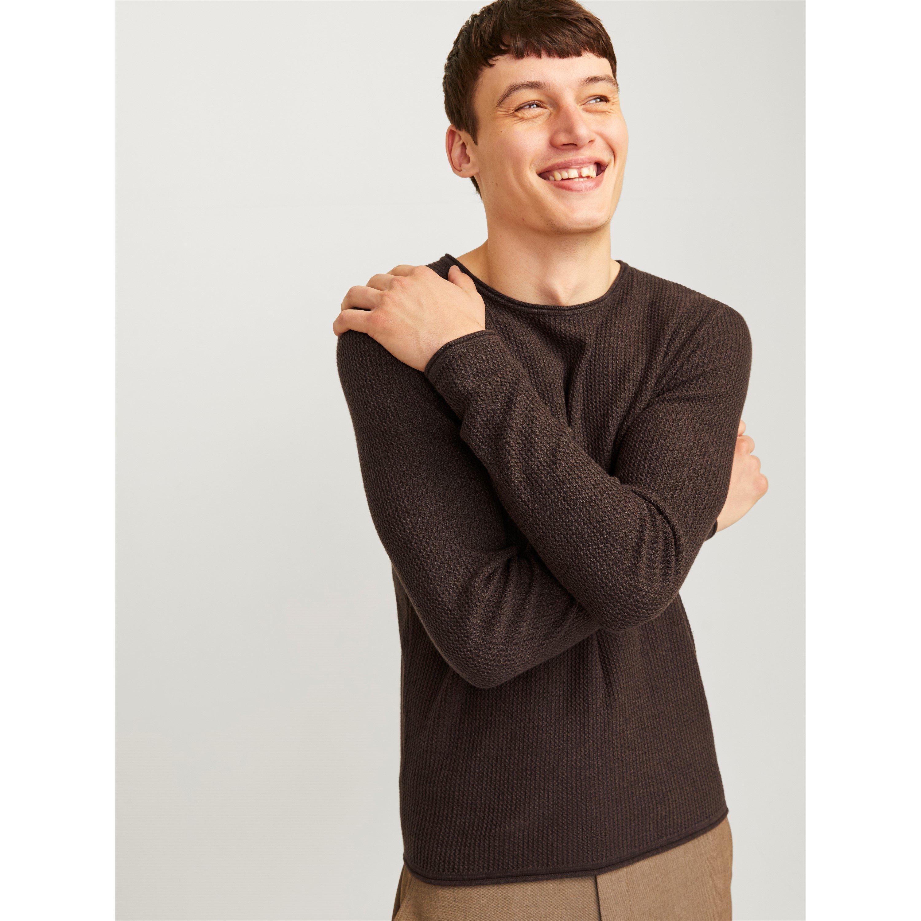 Jack and Jones JJ Carpenter Knit Crew Sweater Mens