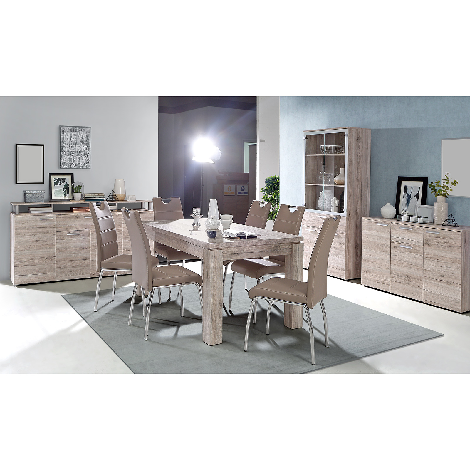 Sideboard - Sandeiche - 169 cm breit