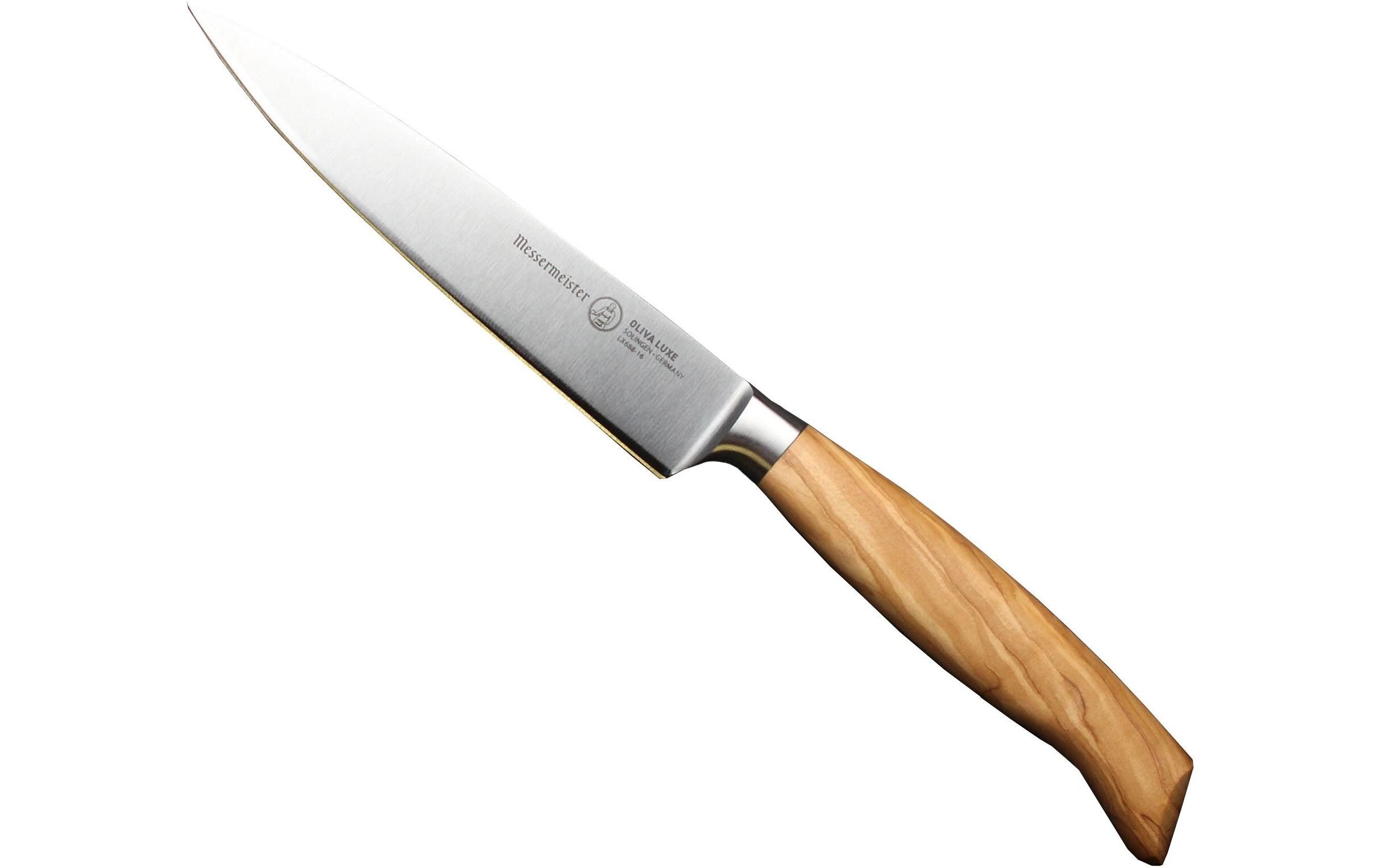 Universalmesser Oliva Luxe 16.5 cm, Nature/SilberAllzweckmesser
