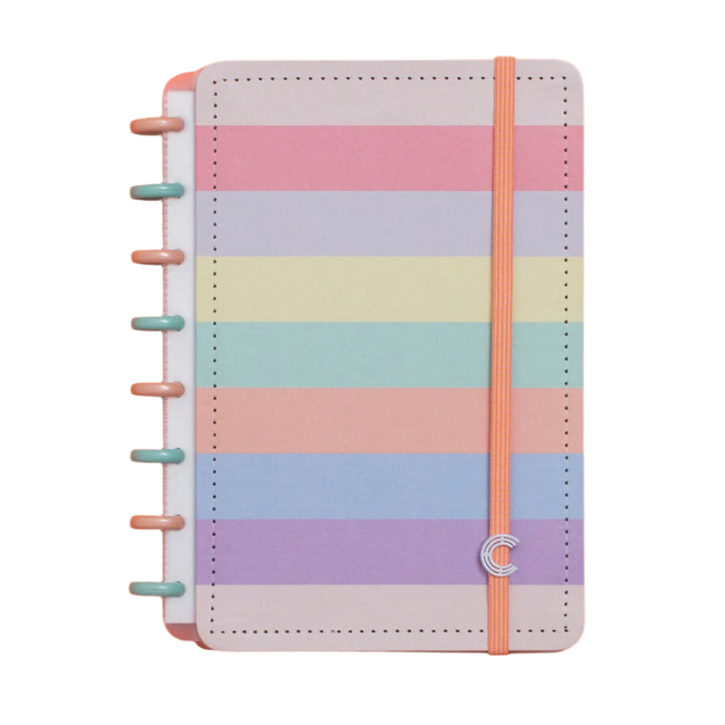 Caderno A5 Arco-Íris Pastel