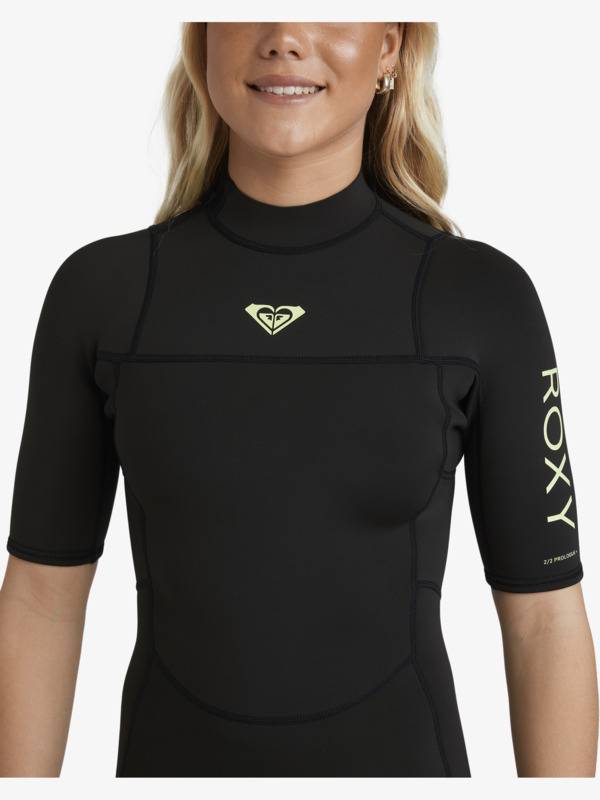 2/2mm Prologue+ Springsuit manches courtes back zip Noir Femme