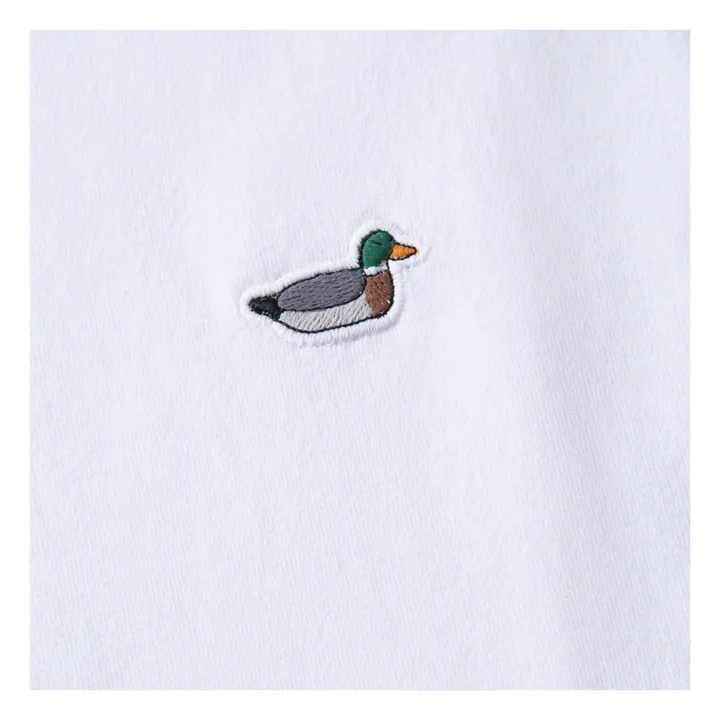 Edmmond Studios T-shirt Duck Patch Coton Bio | Blanc