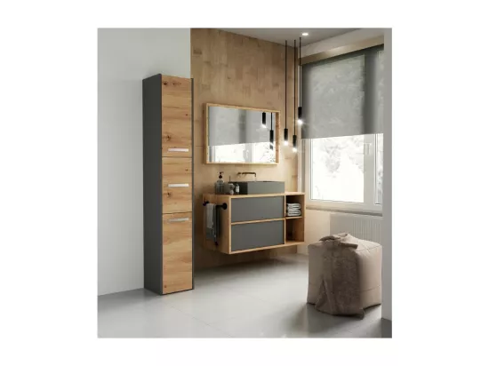 Etagère de salle de bains Sara S33 ANTHRACITE ARTISAN
