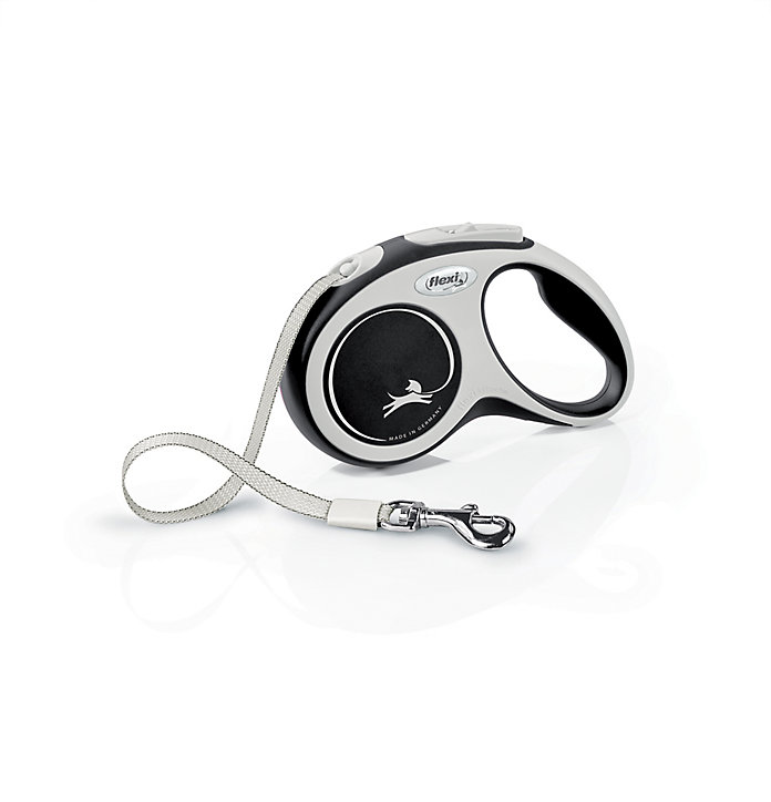 Laisse à enrouleur Flexi S L.5 m noir