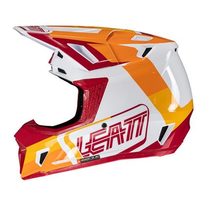 Casque cross Leatt 7.5 avec masque 4.5 2025 - Rouge