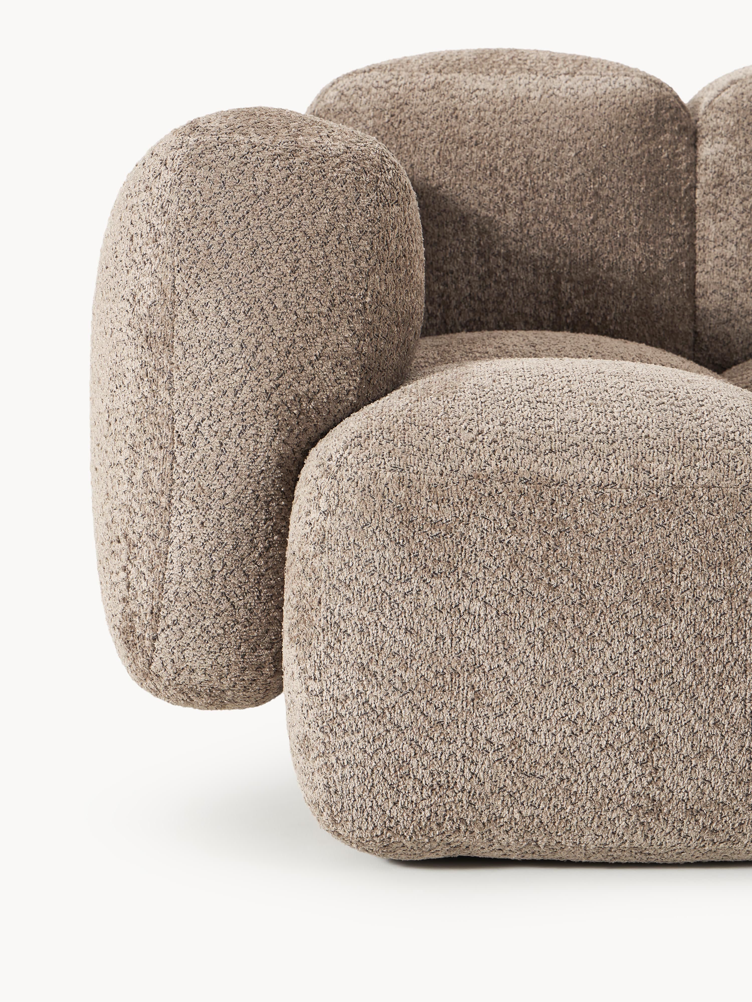 Modulaire bank Tayla (4-zits) van teddy bouclé