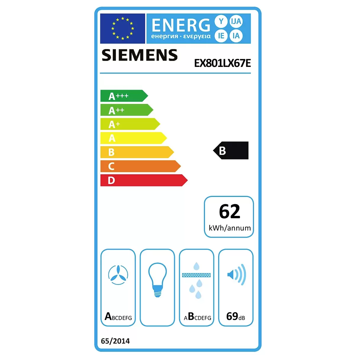 Siemens Kochfeld Downdraft EX801LX67E Schwarz