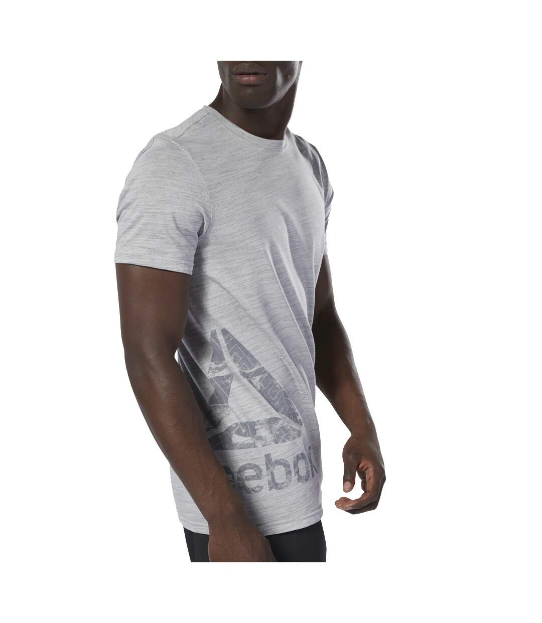T-Shirt gris homme Reebok Marble Group