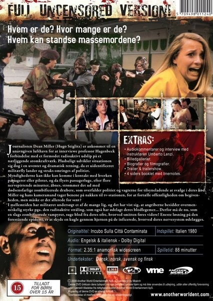 Nightmare City - 1980 / Rædslernes Blodige By - Ucensureret - DVD