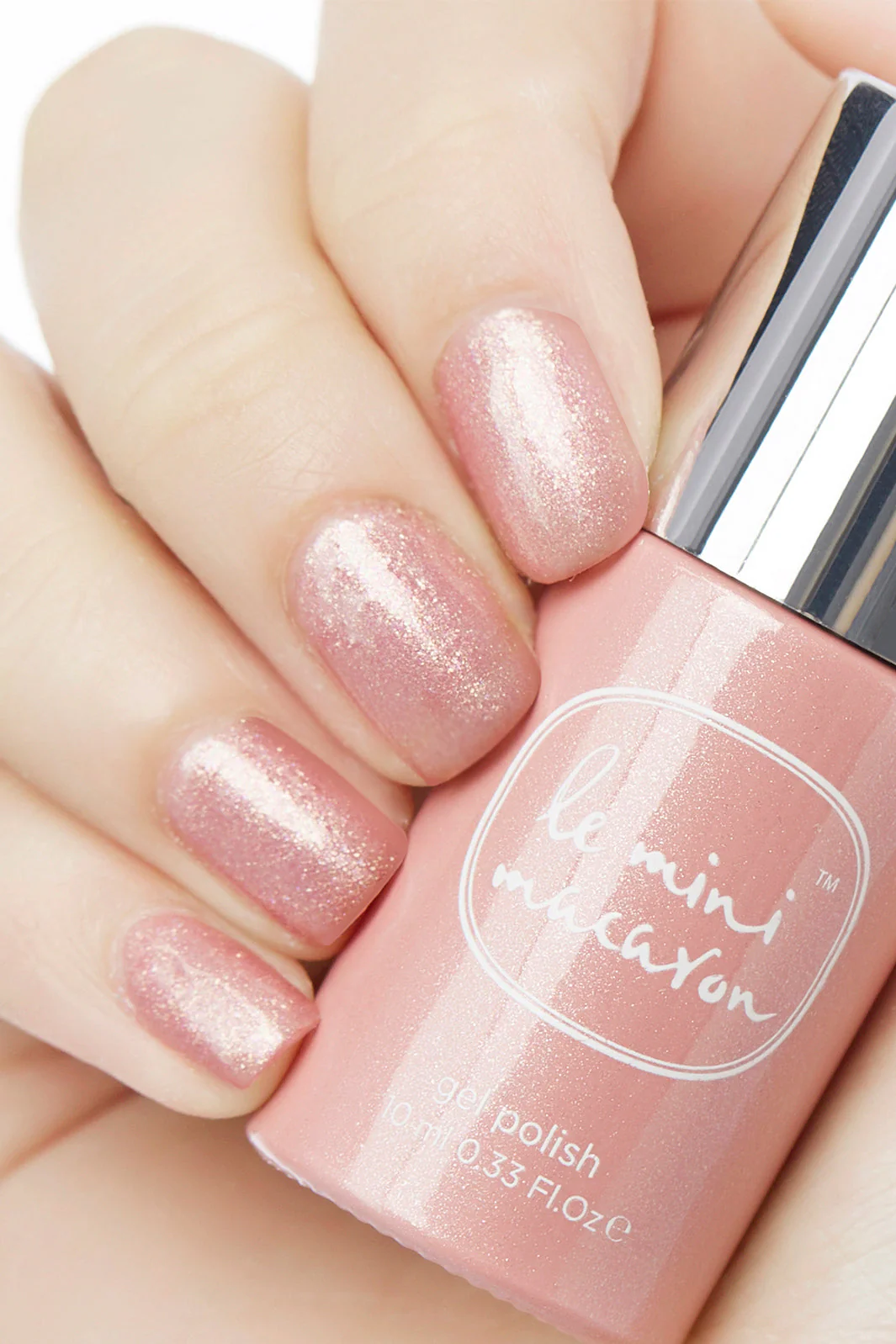 Le Mini Macaron Gel Manicure Kit rose gold