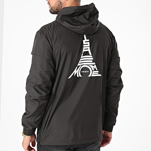 Coupe-Vent Back Paris Noir Blanc