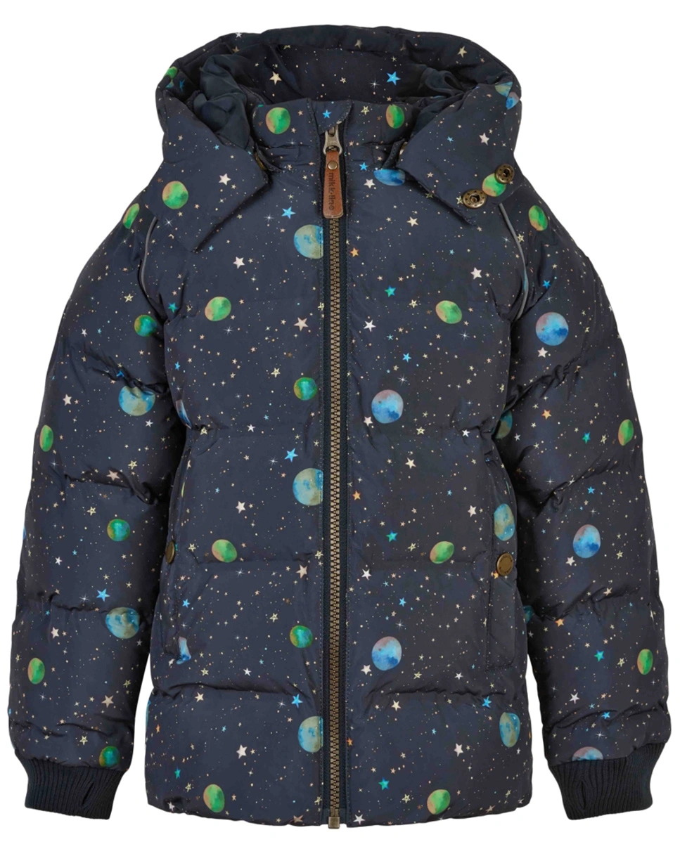Steppjacke SPACE AOP in dark navy