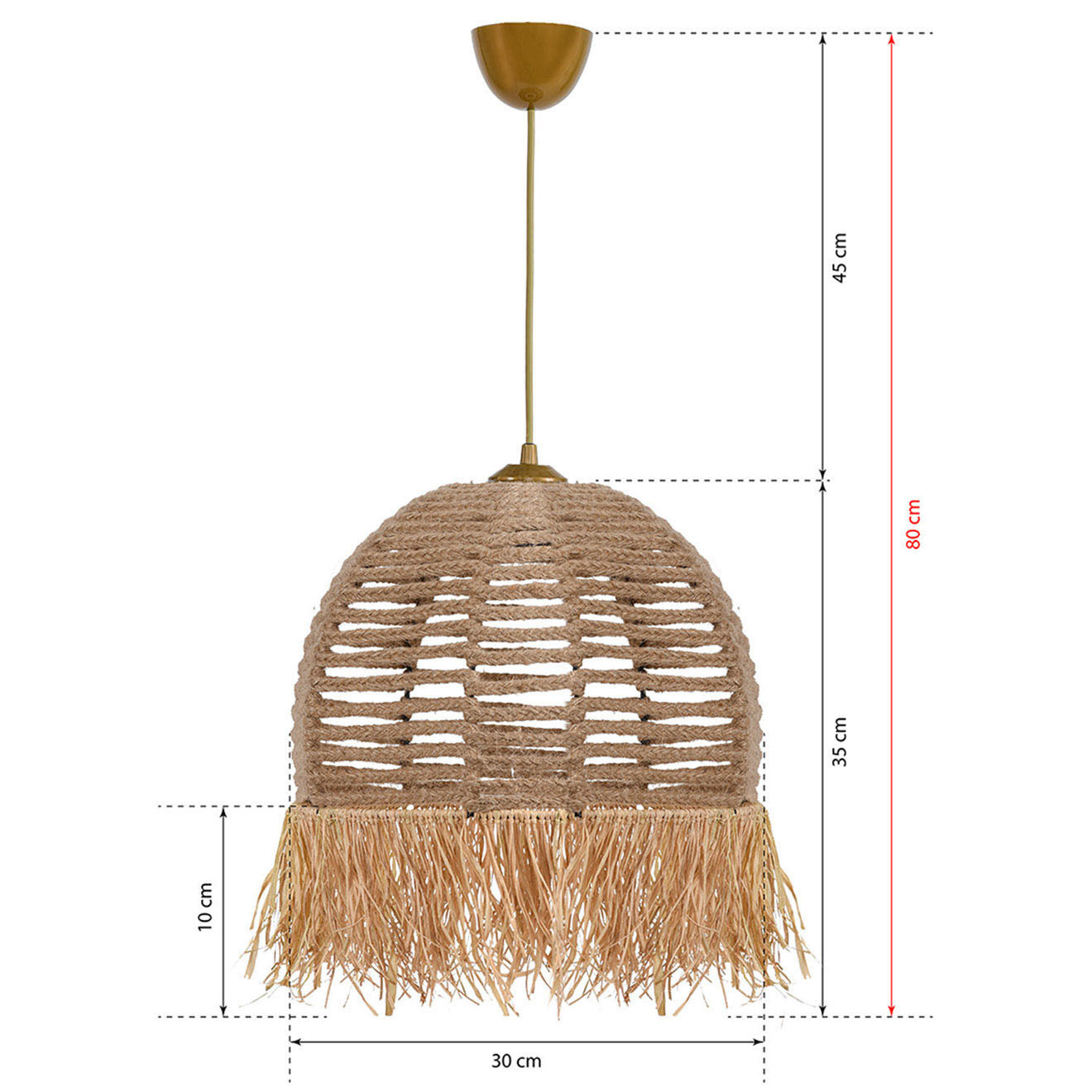 Sheen Suspension TM218 crème - D.30x80 cm
