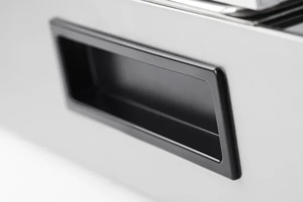 Caso VacuChef SlimLine, Sort, Rustfrit stål, Marinere, Glas, Rustfrit stål, Berøring, 30 cm, GS, CE