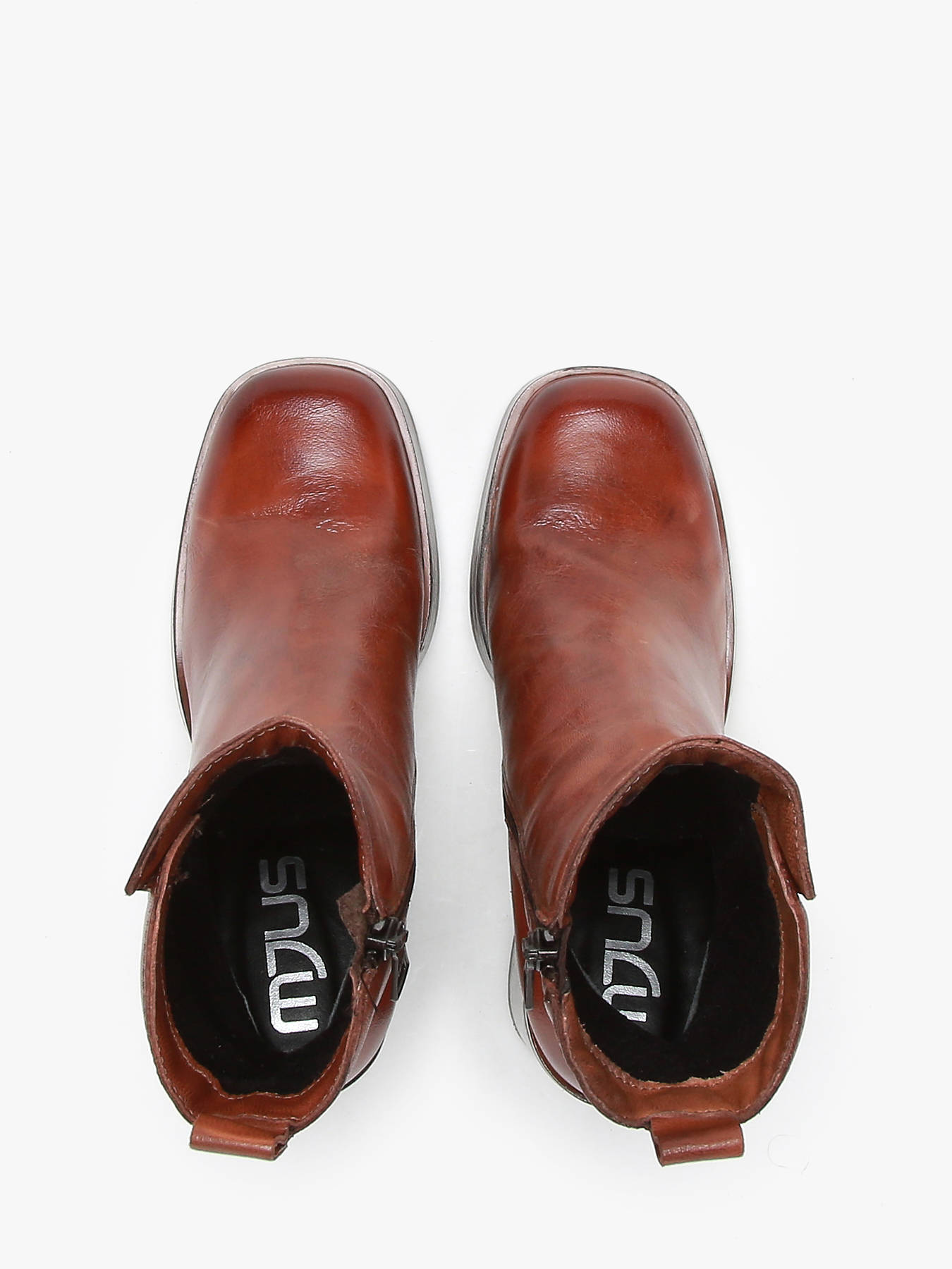 Bottines  talon en cuir MJUS