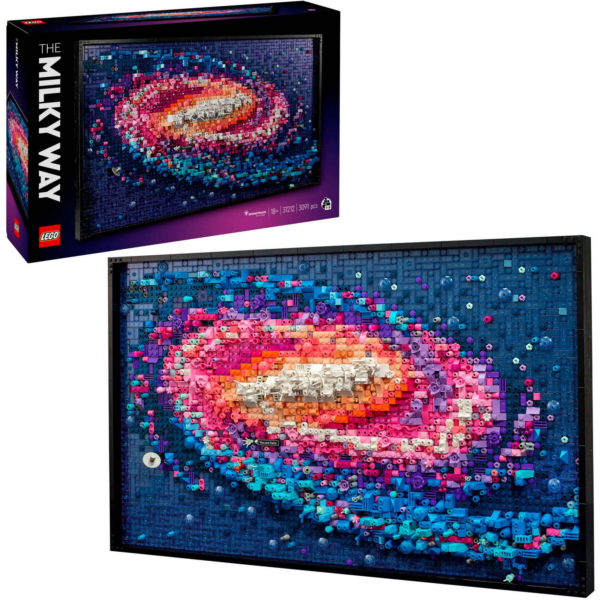 LEGO Konstruktionsspielzeug Art Die Milchstraßen-Galaxie