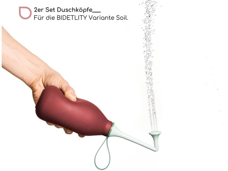 Bidetlity Duschkopf Soil 2 Stück Ersatzkopf für die Bidetlity Po-Dusche