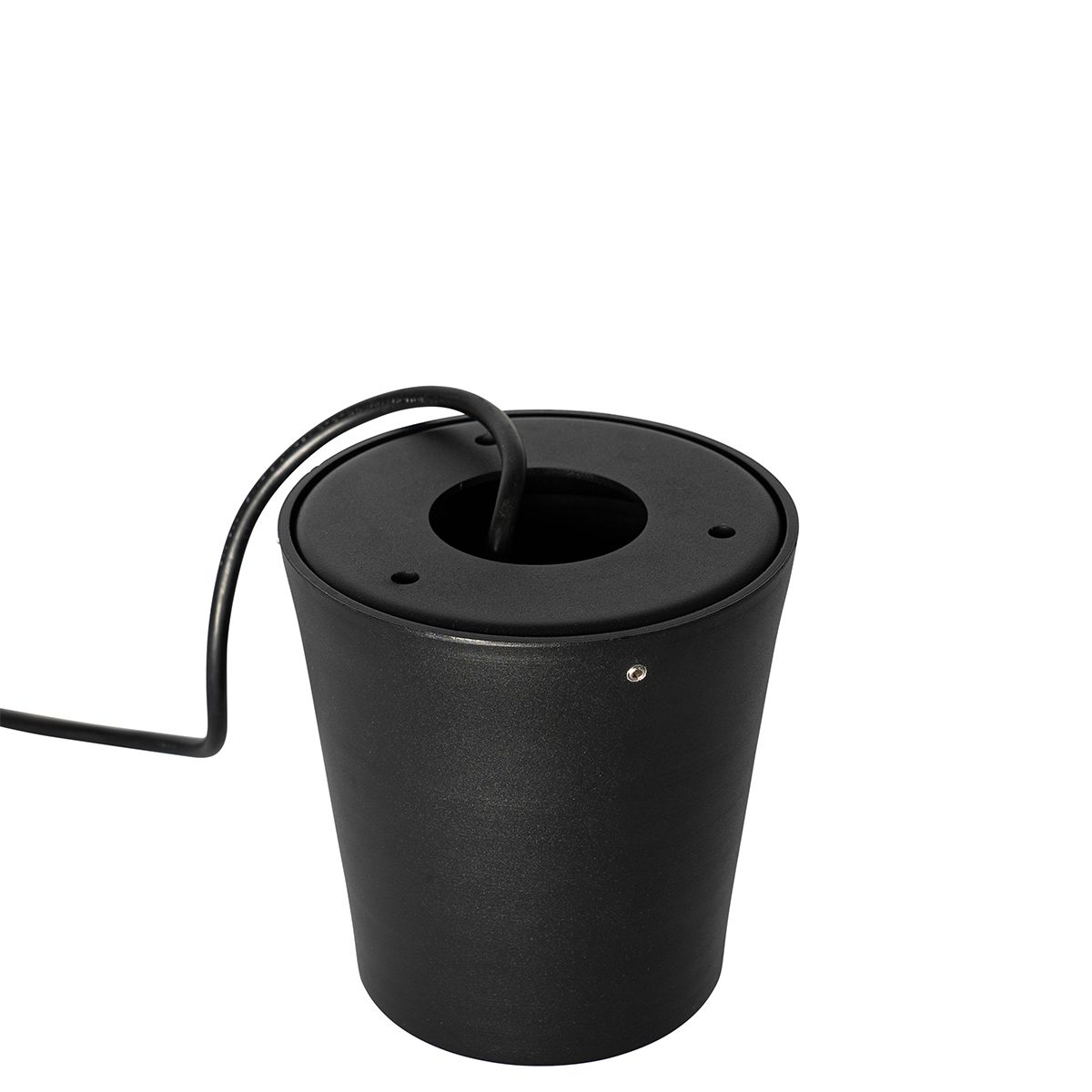 Moderne tuinspot zwart rond IP65 - Lennard