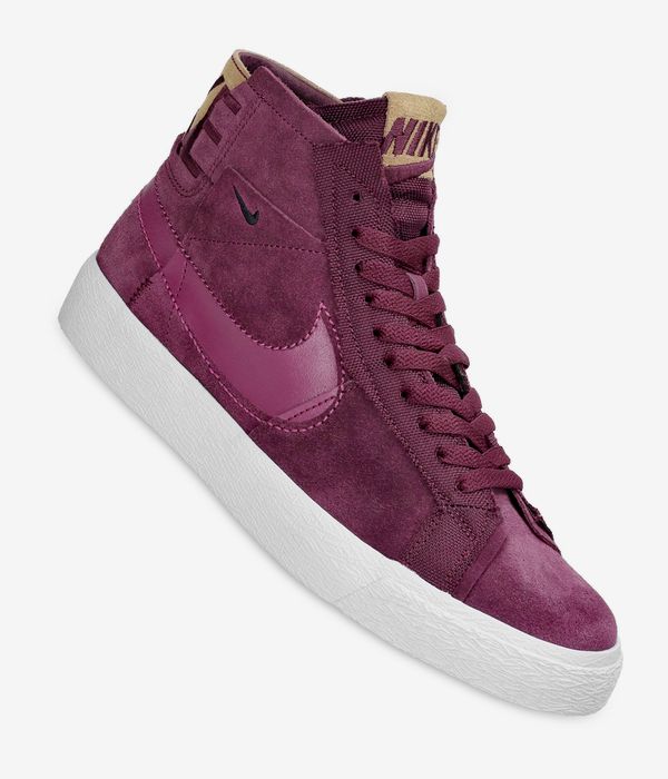 Nike SB Zoom Blazer Mid Premium Schuh (night maroon rosewood)