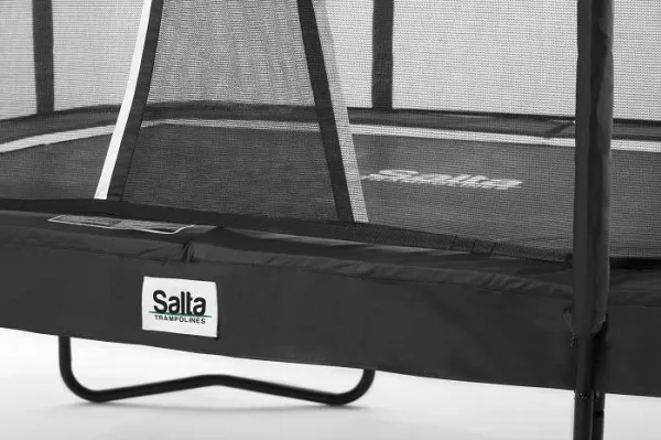 Salta Premium Black Edition, Trampolin, Rektangulær, 150 kg, 5 År, Safety net, Sort